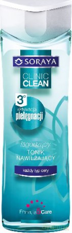 Soraya Clinic Clean Łagodzący tonik nawilżający 200 ml