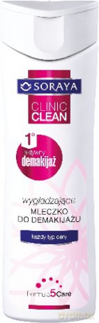 Soraya Clinic Clean Mleczko do demakijażu wygładzające 200 ml