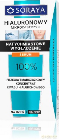 Soraya Hialuronowy Mikrozastrzyk: Koncentrat, serum przeciwzmarszczkowe na dzień i noc