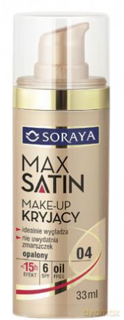 Soraya Max Satin Make-up kryjący 04 opalony 33 ml