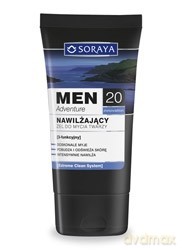 Soraya Men Adventure 20+ żel do mycia twarzy nawilżający
