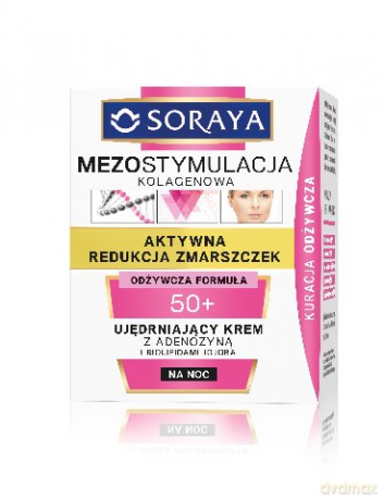 Soraya Mezostymulacja Kolagenowa Krem 50+ na noc 50 ml