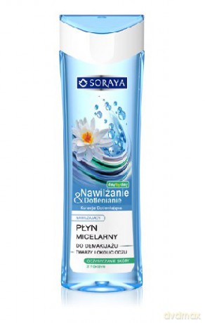 SORAYA Nawilżanie i Dotlenianie: nawilżający płyn micelarny do demakijażu twarzy i okolic oczu 200 ml
