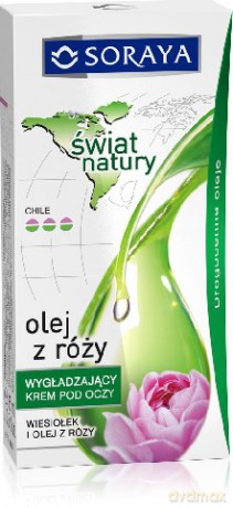 Soraya Swiat Nautry, krem wygładzający pod oczy, olej róży i wiesiołek