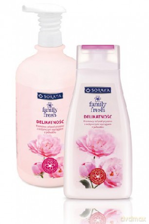 Soraya żele pod prysznic Family Fresh, delikatność 2x250 ml
