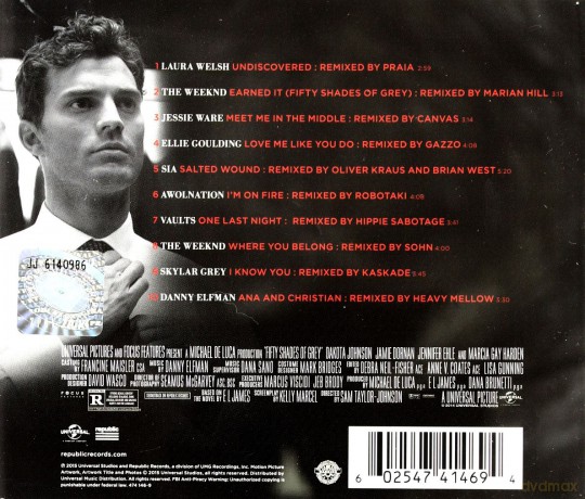 Fifty Shades Of Grey soundtrack (Remix album) (Pięćdziesiąt Twarzy Grey'a) (PL) [CD]
