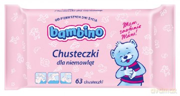 Bambino chusteczki wkład (1 opakowanie) 63 szt