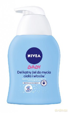 Nivea Baby delikatny żel do mycia ciała i włosów 250 ml