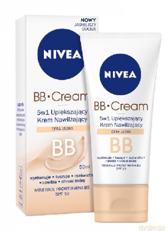 Nivea BB Cream 5w1 upiększający krem nawilżający cera jasna 50 ml