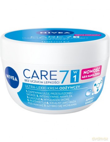 NIVEA Care 7w1 Ultra Lekki Krem do twarzy - odżywczy 100 ml