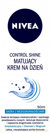 Nivea Control Shine krem-żel matujący na dzień 50 ml