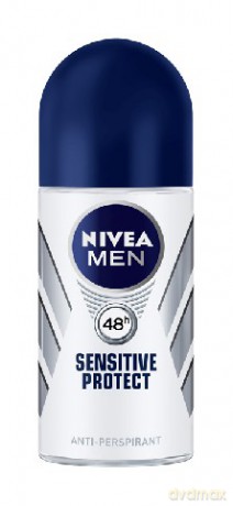 Nivea Dezodorant antyperspirant Sensitive Protect męski (roll-on) 50 ml