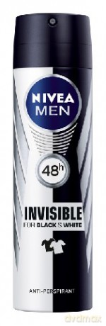 Nivea Dezodorant Invisible Black & White męski (spray) 150 ml