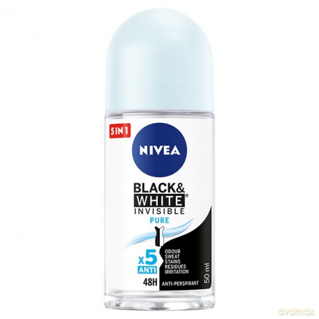 Nivea Dezodorant Invisible Pure damski (roll-on) 50 ml