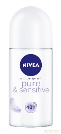 Nivea Dezodorant Pure & Sensitive damski (roll-on) 50 ml