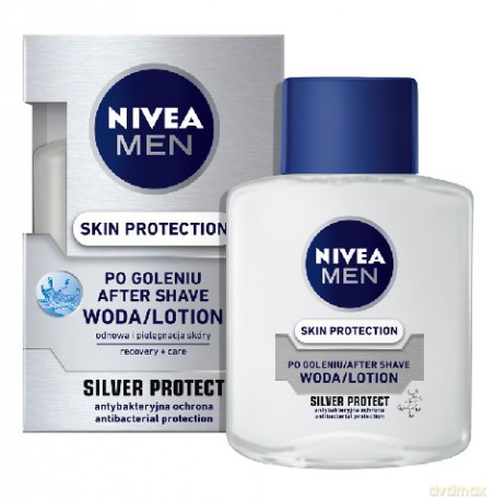 Nivea For Men Antybakteryjna woda po goleniu Silver Protect 100 ml