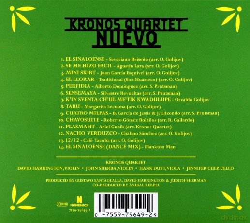 Kronos Quartet: Nuevo [CD]