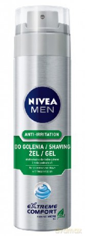 Nivea For Men Extreme Comfort żel do golenia Anti-Irritation 200 ml