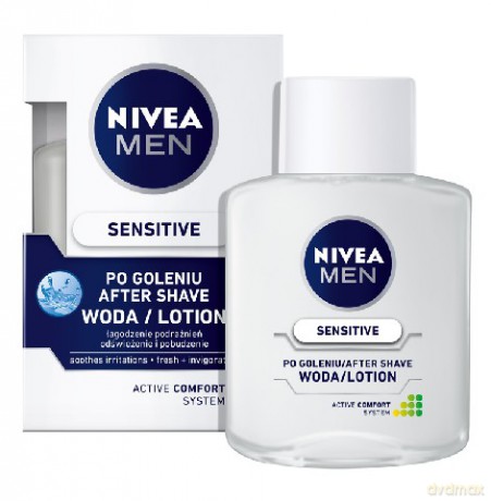 Nivea For Men łagodząca woda po goleniu Sensitive 100 ml