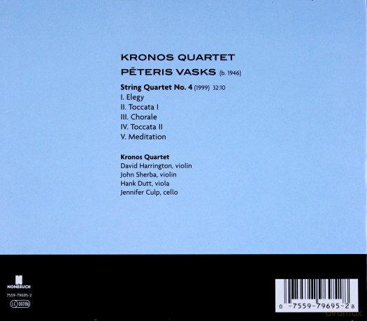 Kronos Quartet: Fourth String Quartet [CD]