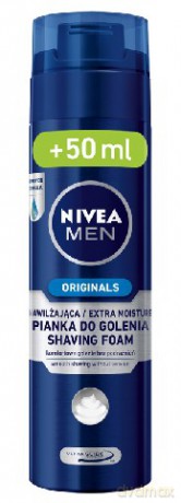 Nivea For Men pianka do golenia nawilżająca 250 ml