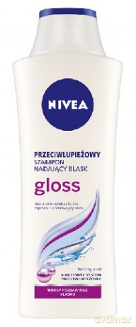 Nivea Hair Care szampon przeciwłupieżowy Gloss 400 ml