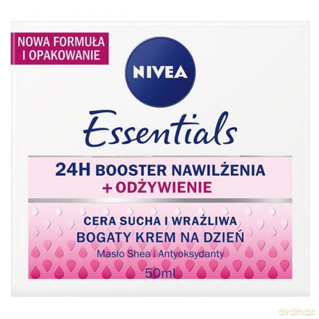 Nivea krem na dzień odżywczy do cery suchej i wrażliwej 50 ml
