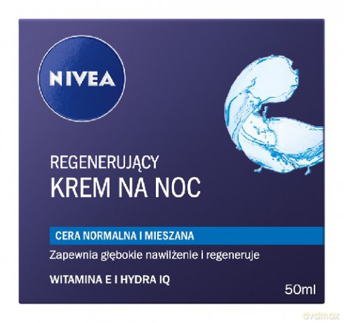 Nivea krem na noc regenerujący do cery normalnej i mieszanej 50 ml