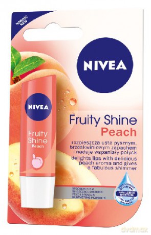 Nivea Lip Care pomadka Fruity Shine Peach 4.8 g