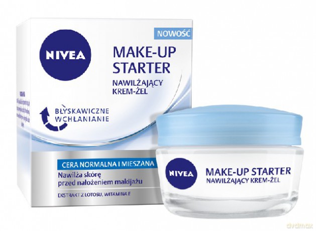 Nivea Make-Up Starter nawilżający krem-żel, cera normalna mieszana 50 ml