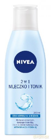 Nivea mleczko i tonik 2w1 do cery normalnej i mieszanej 200 ml