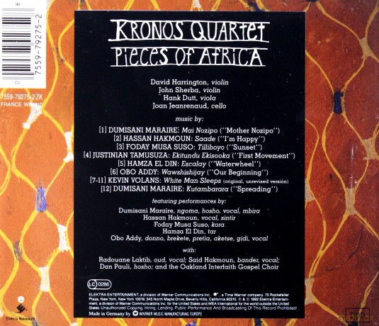 Kronos Quartet: Africa [CD]
