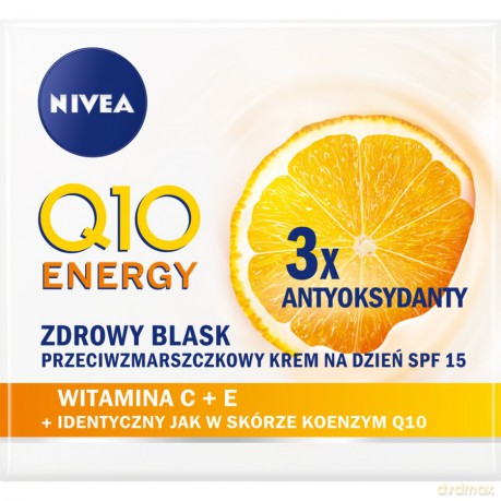 Nivea Q10 Plus krem przeciwzmarszczkowy energetyzujący na dzień SPF15, 50ml