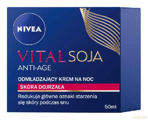 Nivea Vital Soja krem na noc odmładzający 50 ml
