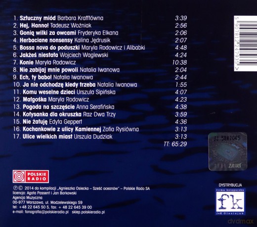 Ocean niespokojny - Agnieszka Osiecka [CD]