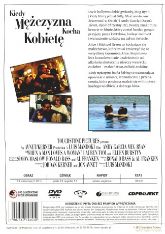 Kiedy mężczyzna kocha kobietę (Filmowe przeboje)  (polski lektor) [DVD]