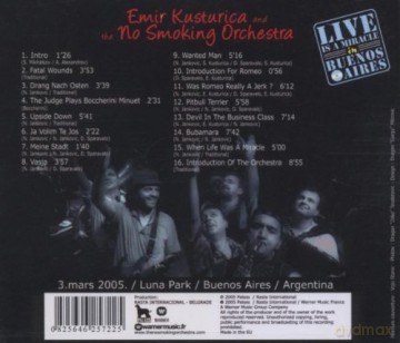 Emir Kusturica&The No Smoking: Live Is A Miracle In Buenos Ar [CD]