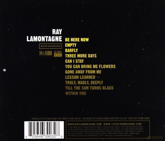 Ray Lamontagne: Till The Sun Turns Black [CD]