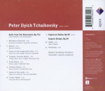 Lazarev/Bolshoi Symph.Orch.: Tchaikovsky: Nussknackersuite/Capricci [CD]