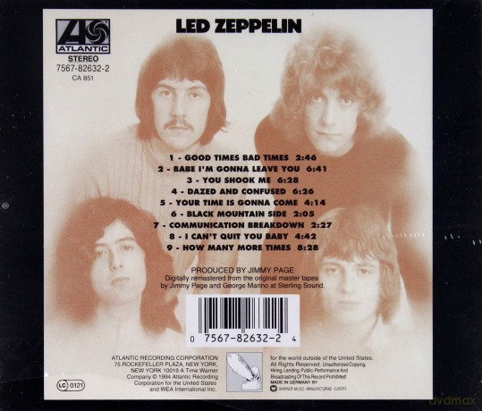 Led Zeppelin: I (Digitally Remastered) [CD]