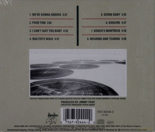 Led Zeppelin: Coda (Digtally Remastered) [CD]