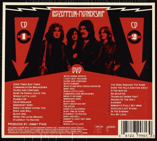 Led Zeppelin: Mothership (digipack) [2CD]+[DVD]