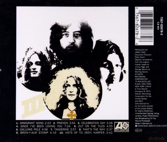 Led Zeppelin: III (Digitally Remastered) [CD]
