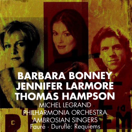 Michel Legrand/Barbara Bonney/Jennifer Larmore/Thomas Hampson: Faure Durufle: Requiems Op.48 & Op.9 [CD]