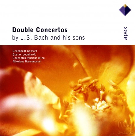 Leonhardt/Harnoncourt/Cmw/Cons: Bach: Doppelkonzerte J.S.Bach+S [CD]