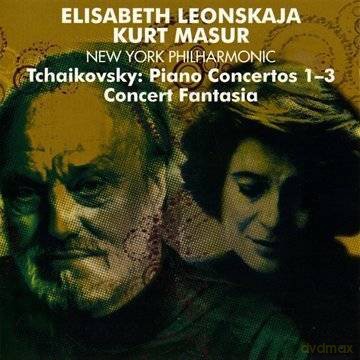 Elisabeth Leonskaja/Kurt Masur/New York Philharmonic: Tchaikovsky: Piano Concertos No.1-3, Concert Fantasia [2CD]