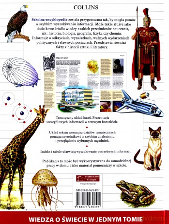 Szkolna encyklopedia Collins oprawa twarda