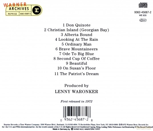 Gordon Lightfoot: Don Quixote [CD]