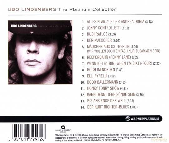Udo Lindenberg: The Platinum Collection [CD]
