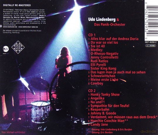 Udo Lindenberg: Livehaftig (Remastered) [2CD]